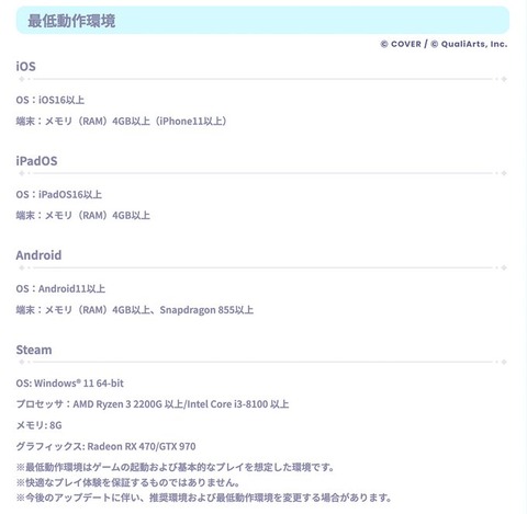 【ホロライブ】『ホロドリ』の推奨環境・最低動作環境がこちらです | 【ホロライブ】『ホロドリ』の推奨環境・最低動作環境がこちらです | VTuberまとめ速報 V速(22090516113506_2) 【ホロライブ】『ホロドリ』の推奨環境・最低動作環境がこちらです | 【ホロライブ】『ホロドリ』の推奨環境・最低動作環境がこちらです | VTuberまとめ速報 V速(22090516113506_2)